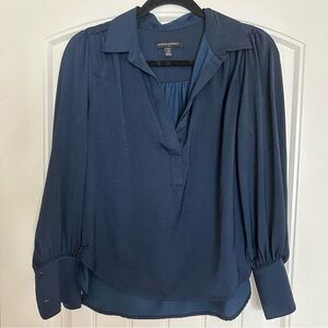Banana Republic Factory Silky Collar Blouse